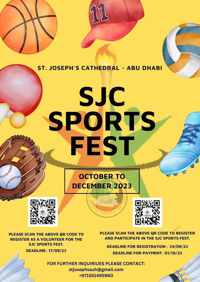 SJC Sports Fest St. Joseph's Cathedral Abu Dhabi Abu Dhabi